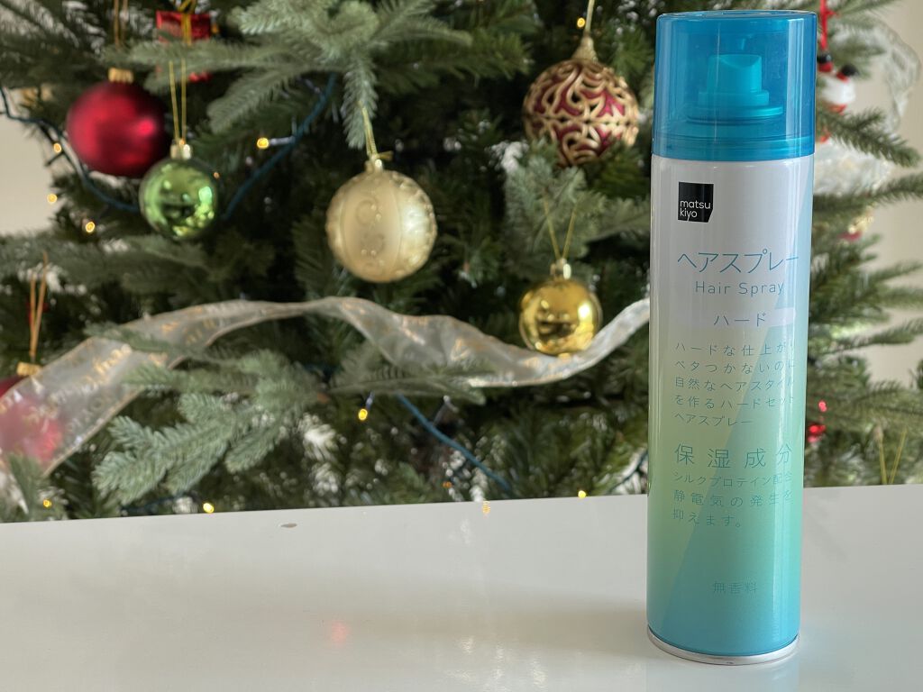 アレンジプラス ヘアスプレー ウルトラスーパーハード/matsukiyo/ヘアスプレーを使ったクチコミ（1枚目）