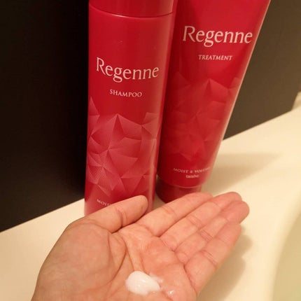 リジェンヌシャンプー/トリートメント モイスト&ボリューム/リジェンヌ/市販シャンプーを使ったクチコミ(4枚目)