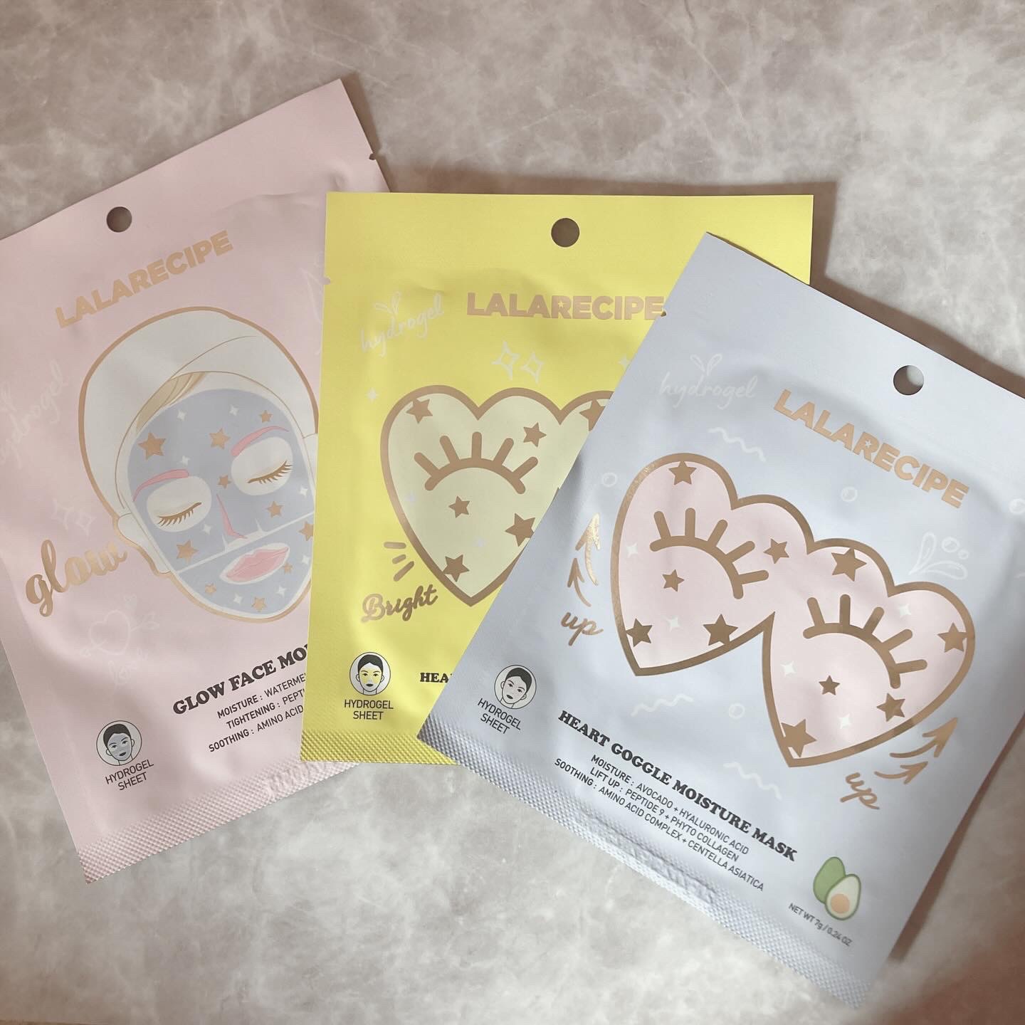 ハートゴーグルマスク/ララレシピ/シートマスク・パックを使ったクチコミ（1枚目）