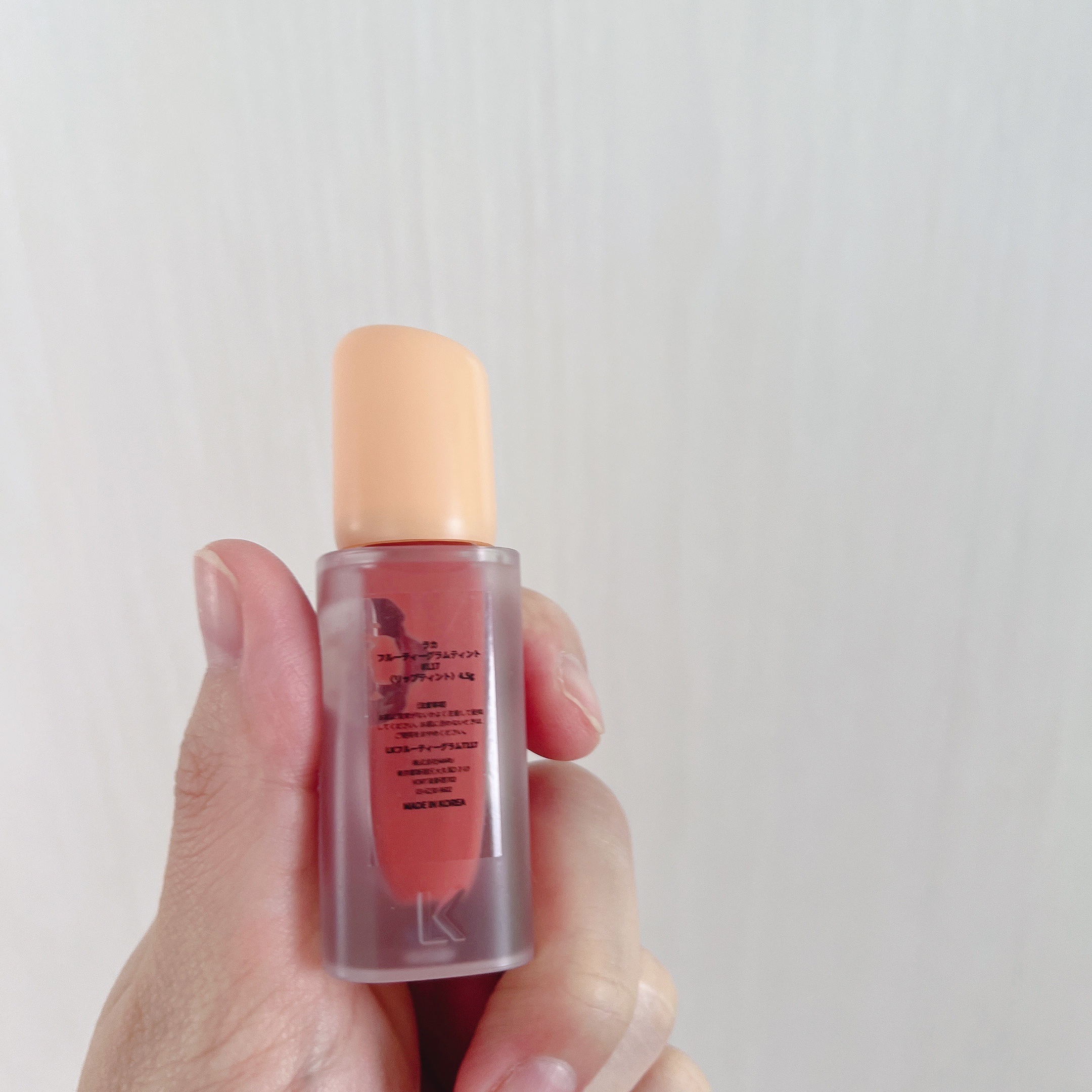 フルーティーグラムティント/Laka/リップティントを使ったクチコミ（2枚目）