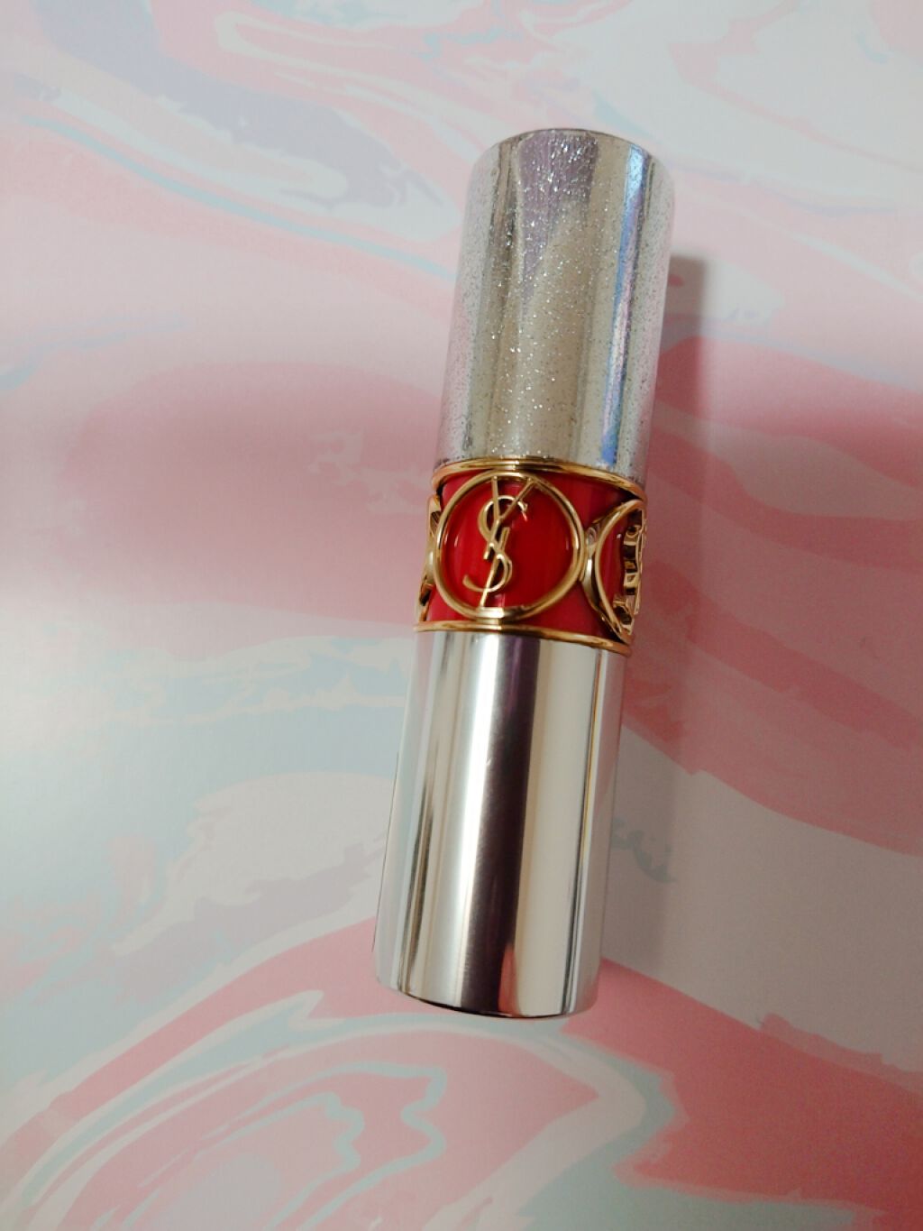 ルージュ ヴォリュプテ ロックシャイン/YVES SAINT LAURENT BEAUTE/口紅を使ったクチコミ（1枚目）