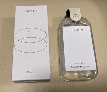 ONE THING ナイアシンアミド化粧水のクチコミ「ONE THING
ナイアシンアミド化粧水
ガラクトミセス化粧水
マルチビッグパッド

福福に.....」（1枚目）