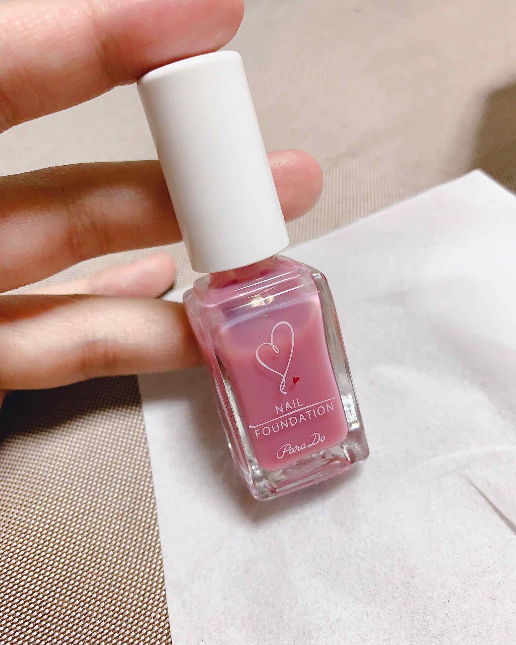 ネイルファンデーション/パラドゥ/マニキュアを使ったクチコミ(1枚目)