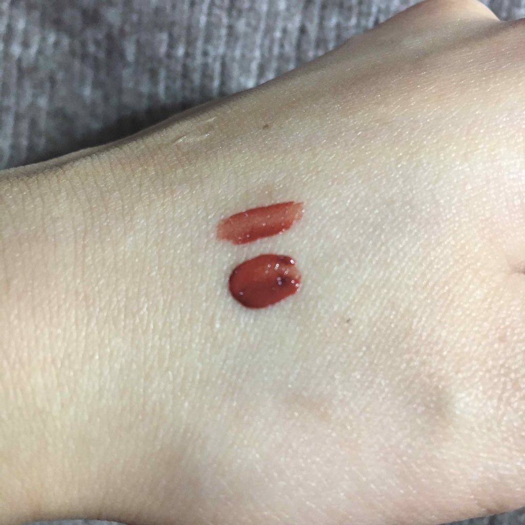 ジューシーラスティングティント/rom&nd/リップティントを使ったクチコミ（2枚目）