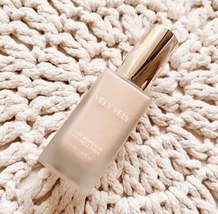 水分アンプルファンデーション/VELY VELY/リキッドファンデーションを使ったクチコミ(4枚目)
