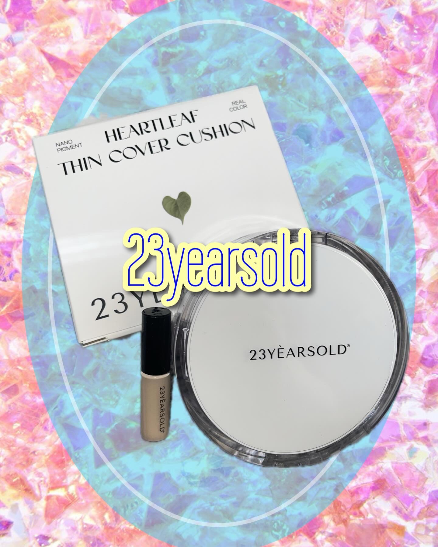 ハートリーフシーンカバークッション/23years old/クッションファンデーションを使ったクチコミ（1枚目）