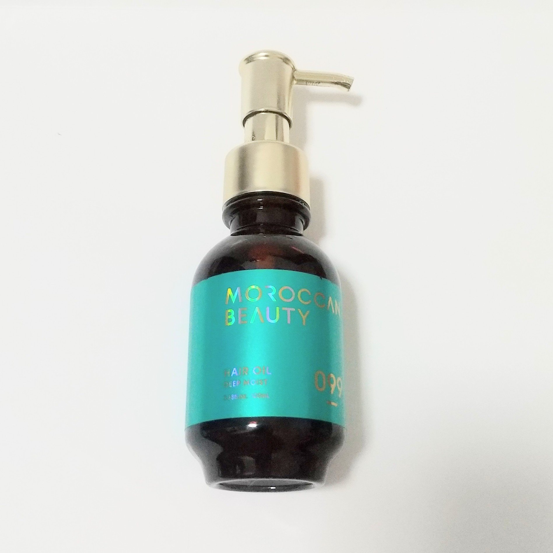 モロッカンビューティ ディープモイスト ヘアオイルのクチコミ「濡れた髪、乾いた髪どちらにも使えるヘアオイル。
私は乾いた髪のパサパサの毛先に塗布してます。
.....」（1枚目）