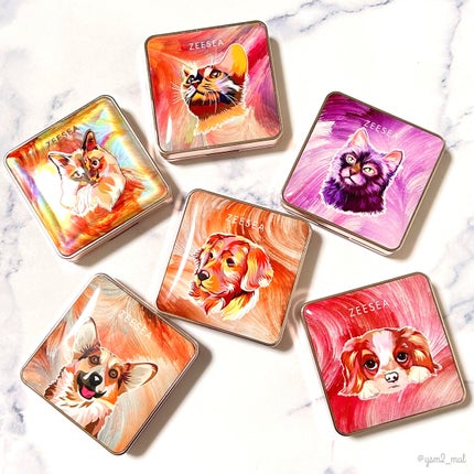 アニマルアイシャドウ(4シェード)/ZEESEA/アイシャドウパレットを使ったクチコミ(9枚目)