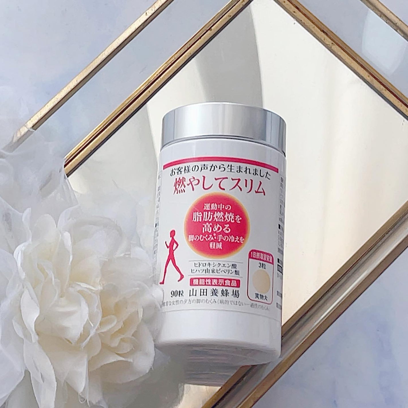 燃やしてスリム/山田養蜂場(健康食品)/ボディサプリメントを使ったクチコミ(1枚目)