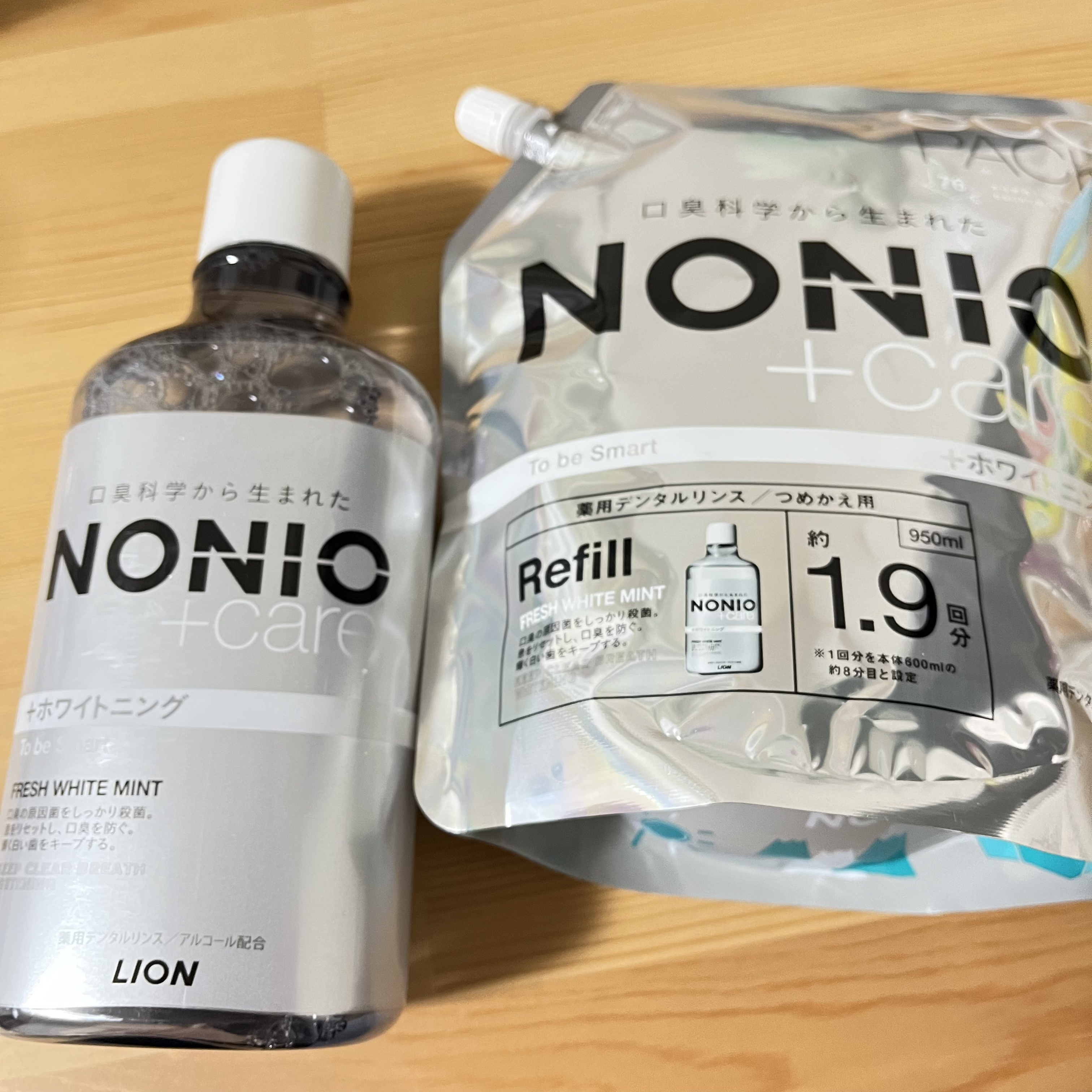 NONIOプラスホワイトニングデンタルリンス/NONIO/マウスウォッシュ・スプレーを使ったクチコミ（1枚目）