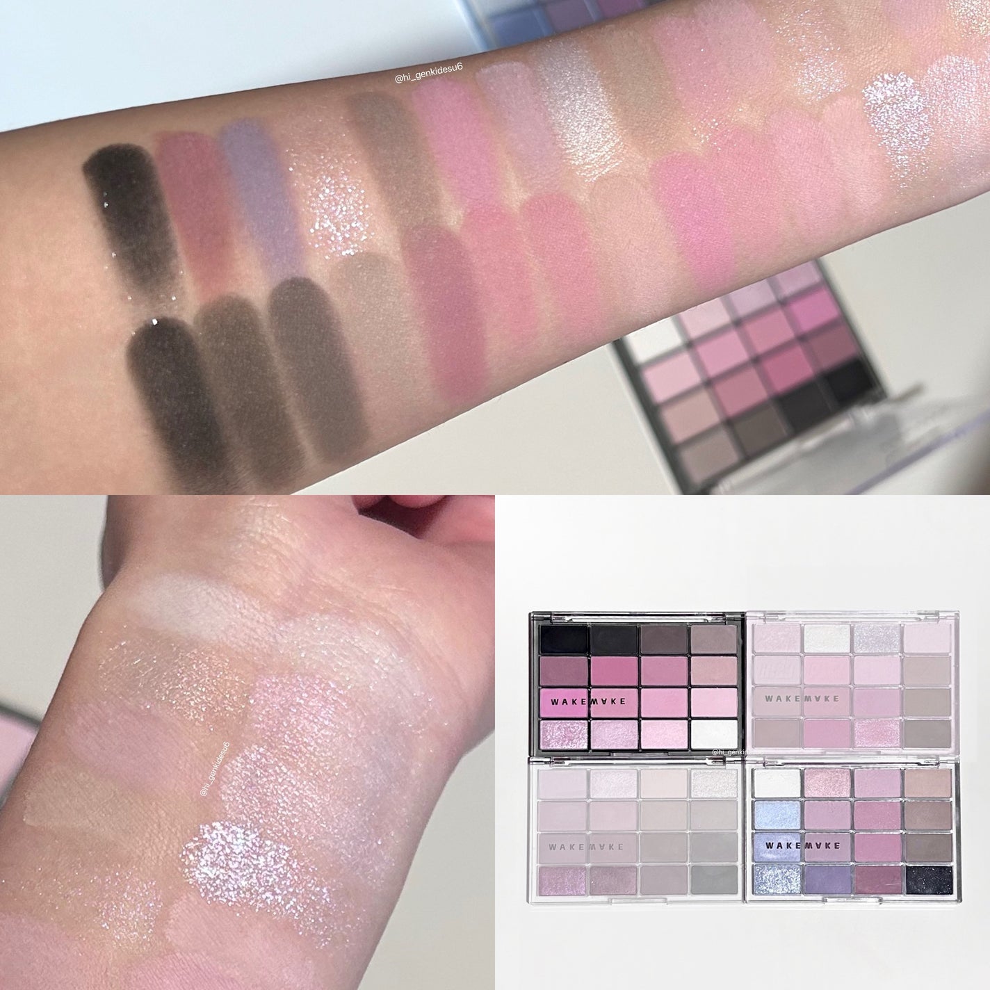 ソフトブラーリングアイパレット/wakemake/アイシャドウパレットを使ったクチコミ(8枚目)