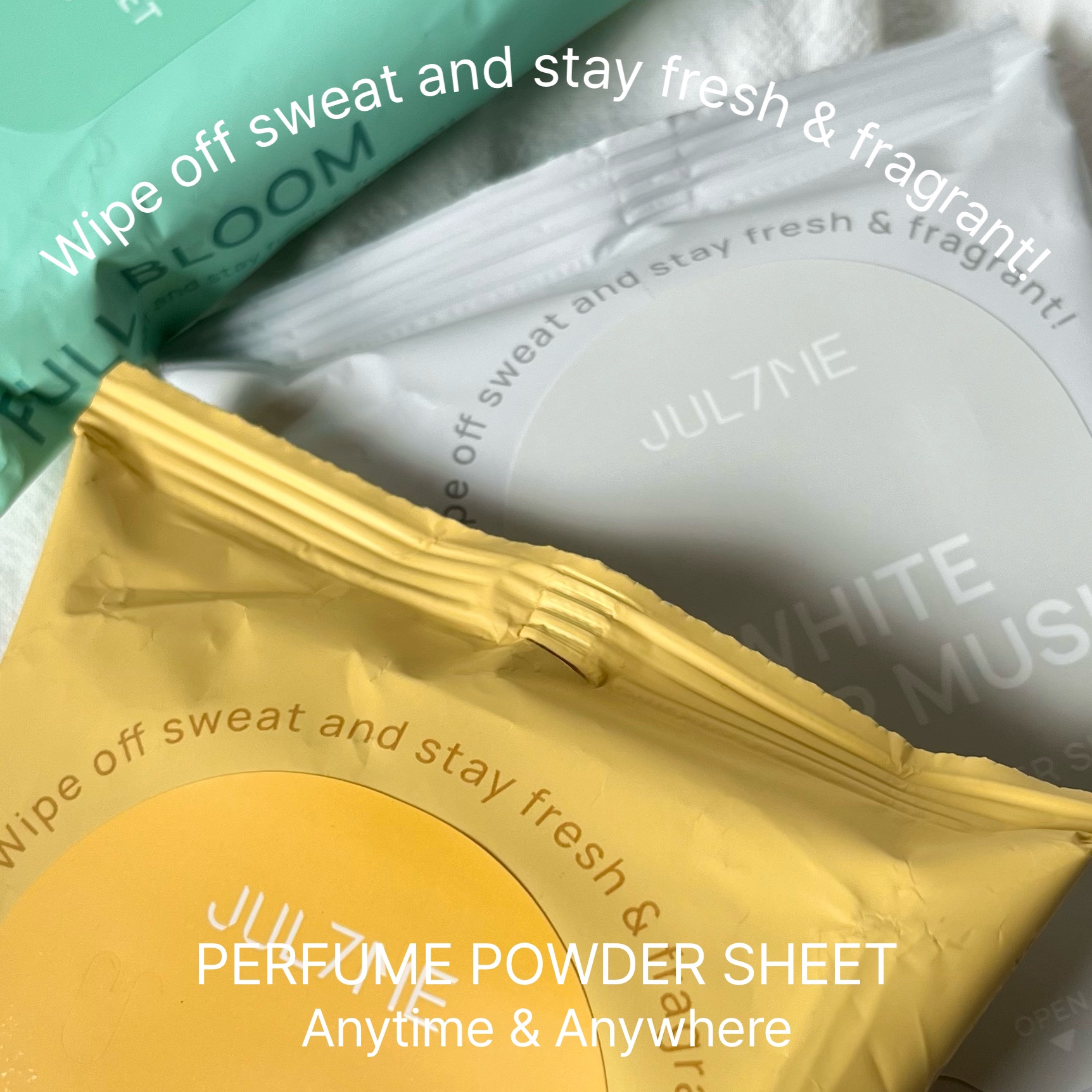ジュライミー フレグランスパウダーシート フルブルーム/JUL7ME/ボディシートを使ったクチコミ（1枚目）