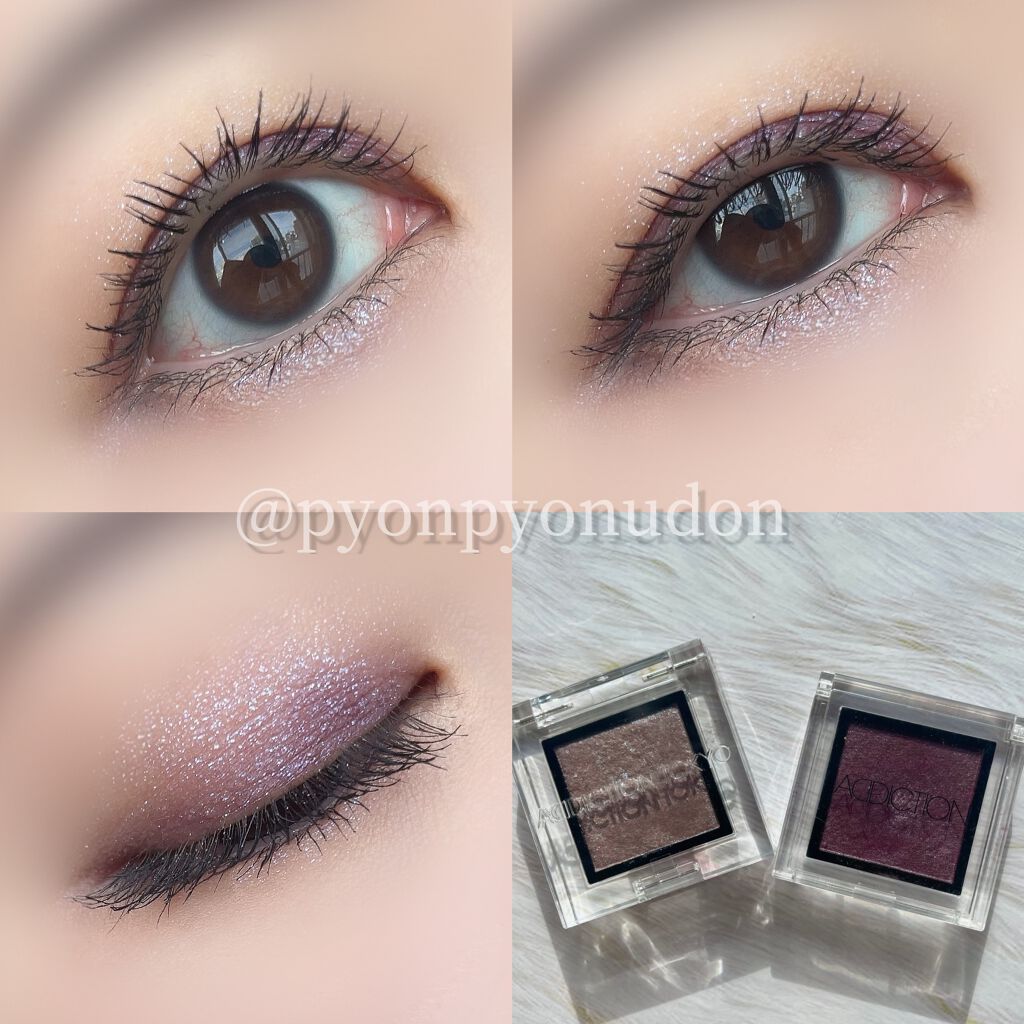 アディクション ザ アイシャドウ 136 Black Rose★限定色/ADDICTION/単色アイシャドウを使ったクチコミ（1枚目）