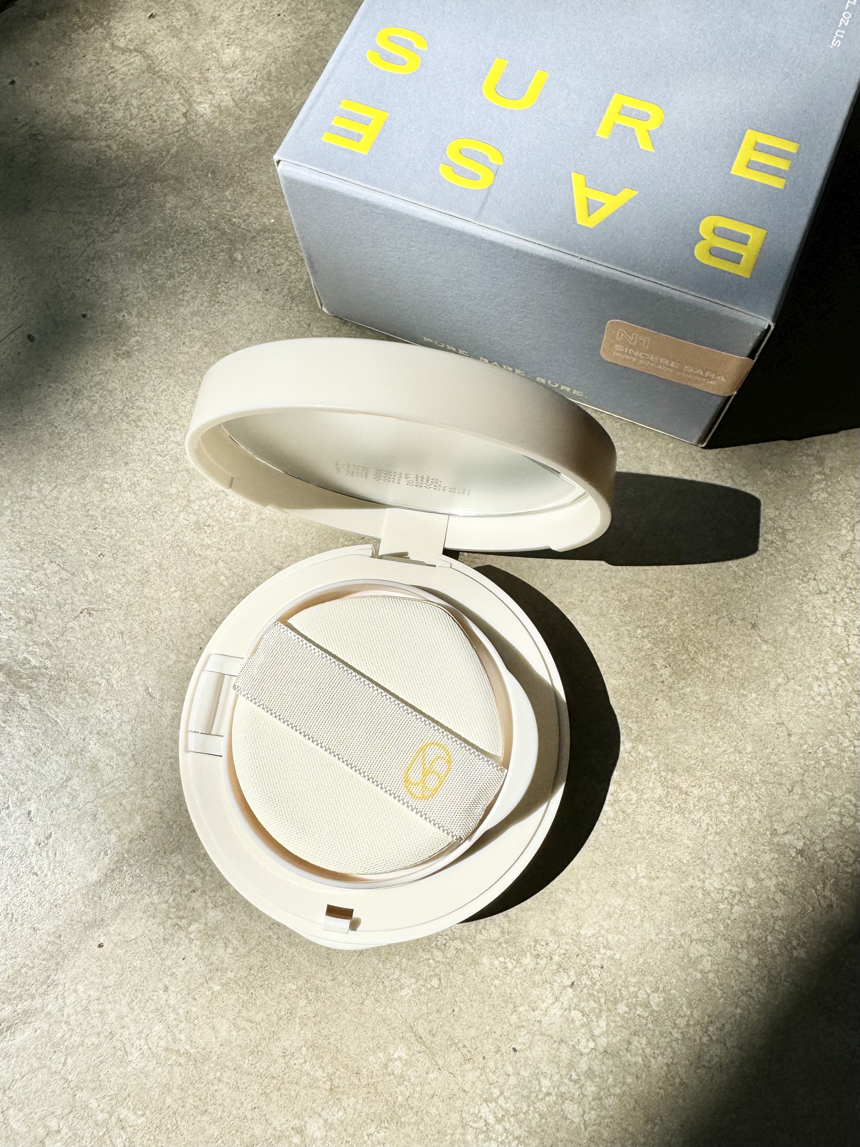 ヌーディステディクッション/SUREBASE/クッションファンデーションを使ったクチコミ（3枚目）