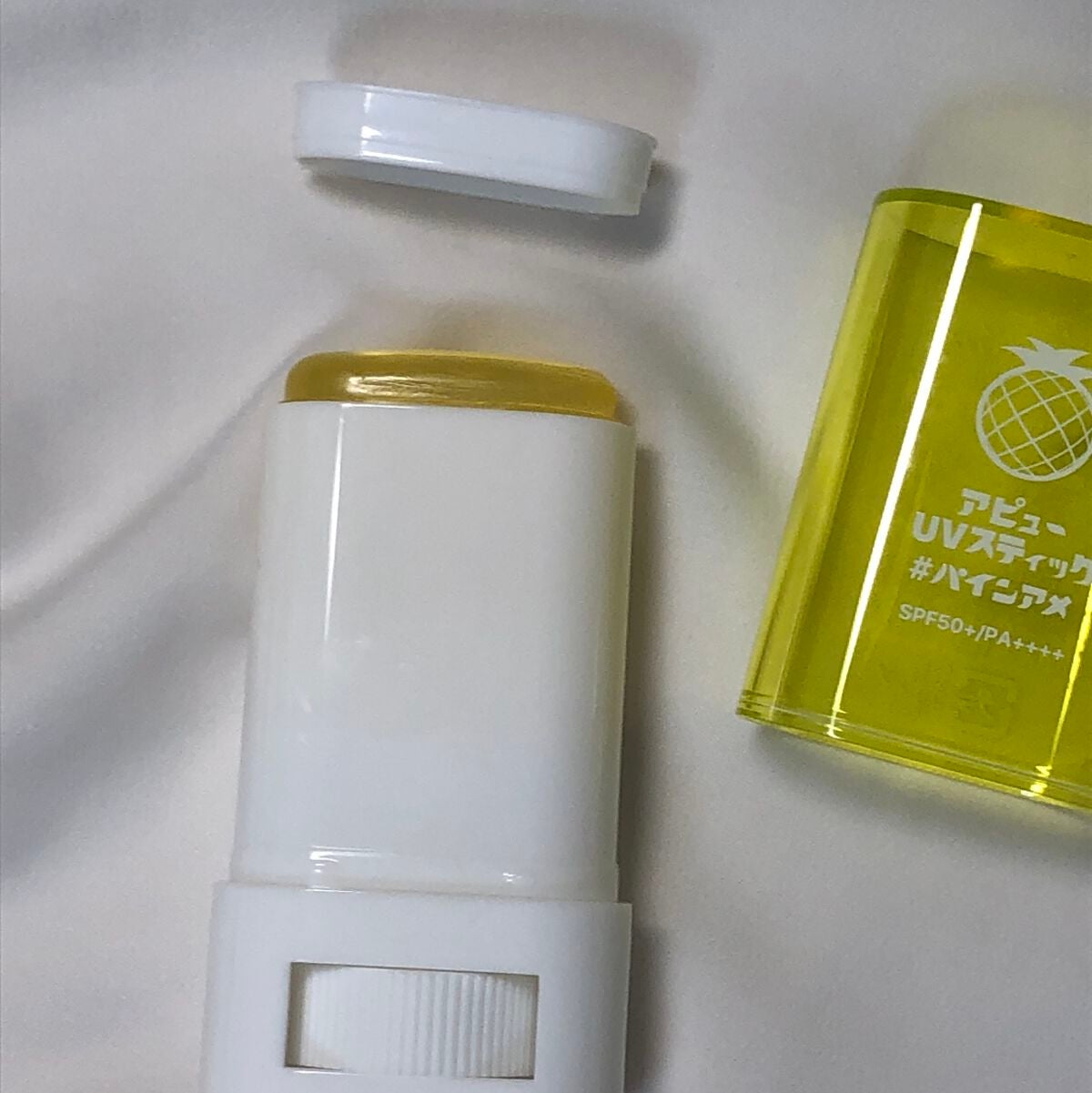 アピュー ジューシーパン UVスティック/A’pieu/日焼け止め・UVケアを使ったクチコミ(3枚目)