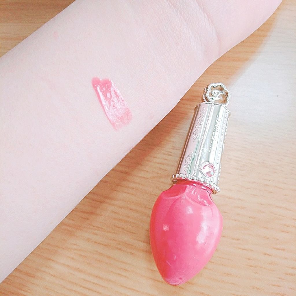 フォーエヴァージューシー オイルルージュ グロウ/JILL STUART/口紅を使ったクチコミ(2枚目)