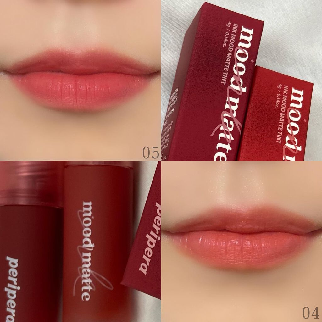 インク ムード マット ティント/PERIPERA/リップティントを使ったクチコミ（3枚目）