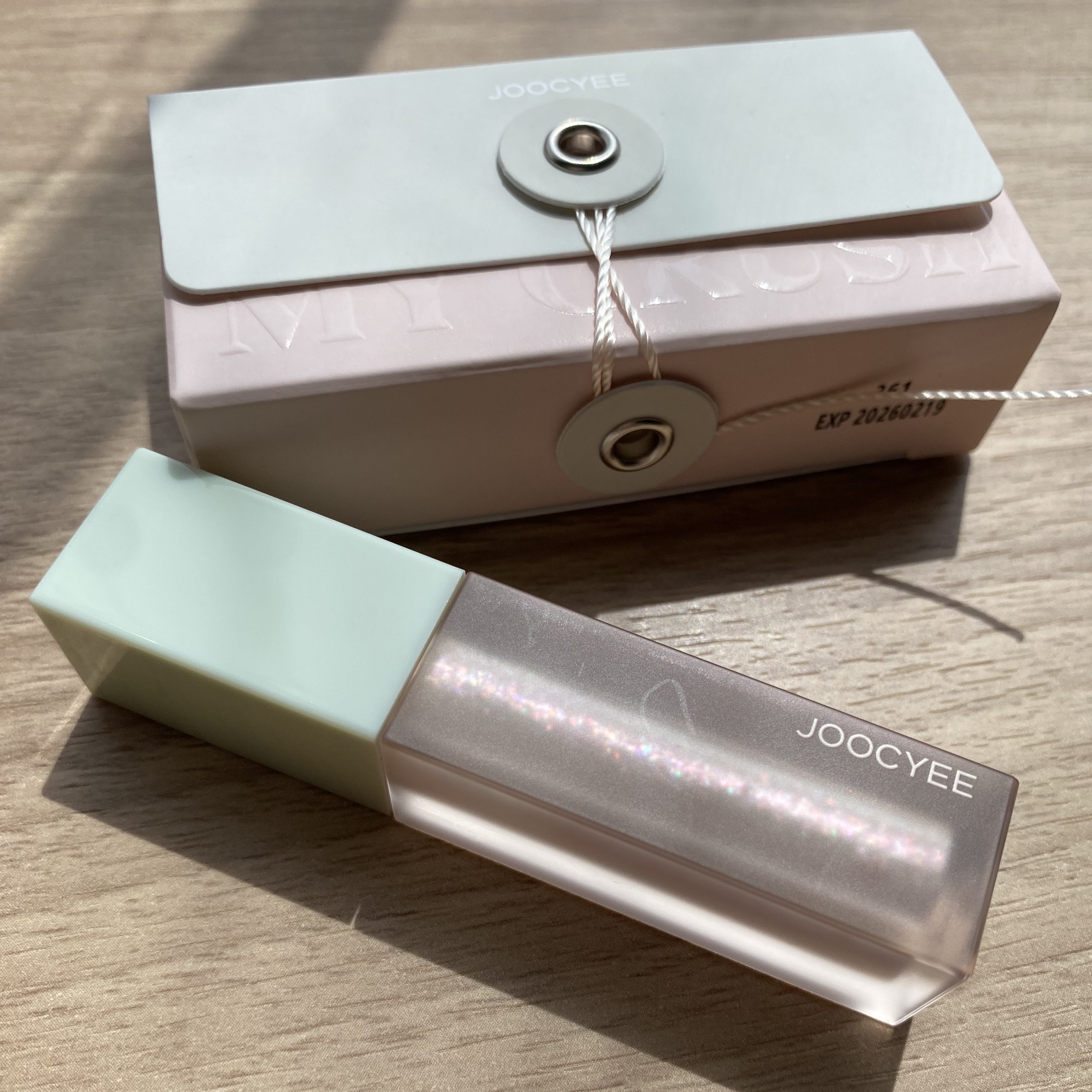 MY CRUSH ビタースイートグリッター D02 心酔ローズ/Joocyee/グリッターを使ったクチコミ（1枚目）