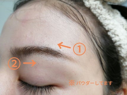 カラーリングアイブロウ/ヘビーローテーション/眉マスカラを使ったクチコミ(5枚目)