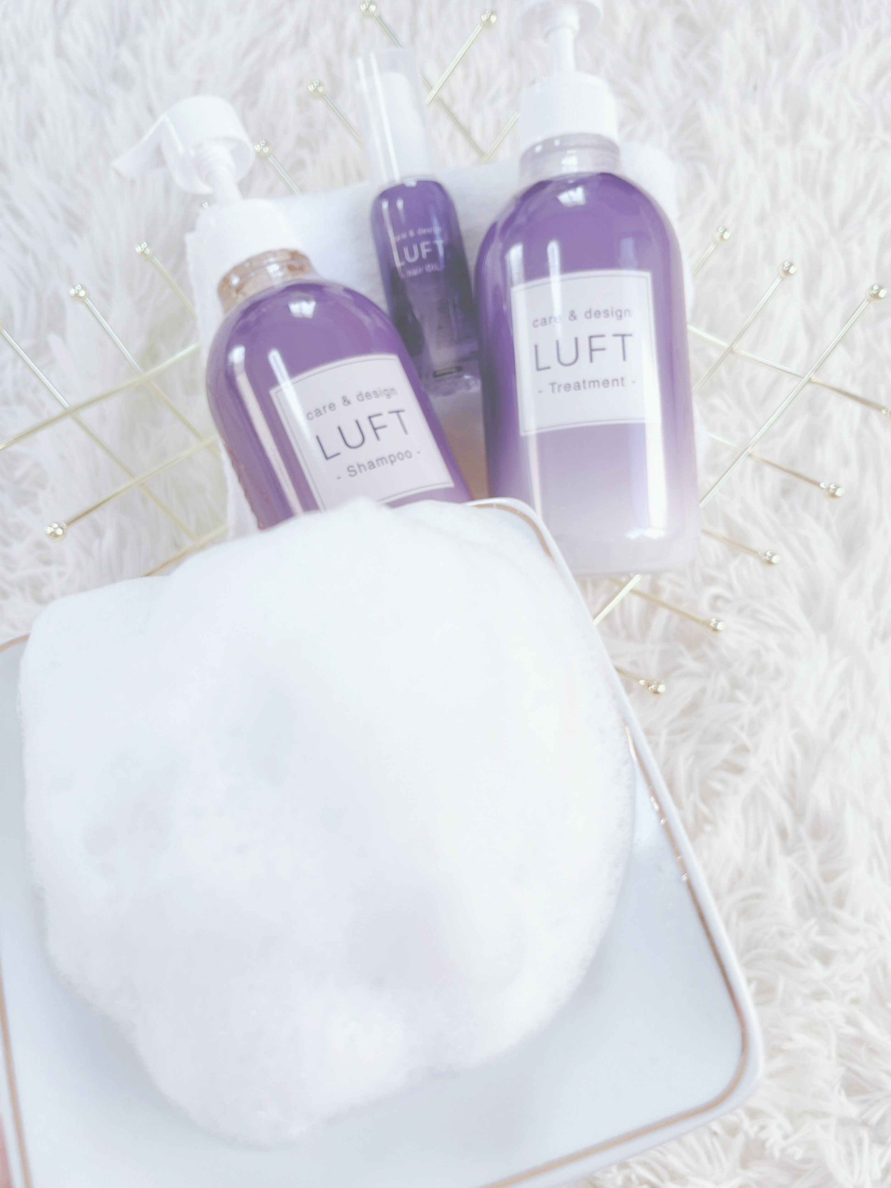 ケア＆デザインオイル D/LUFT/ヘアオイルを使ったクチコミ（3枚目）