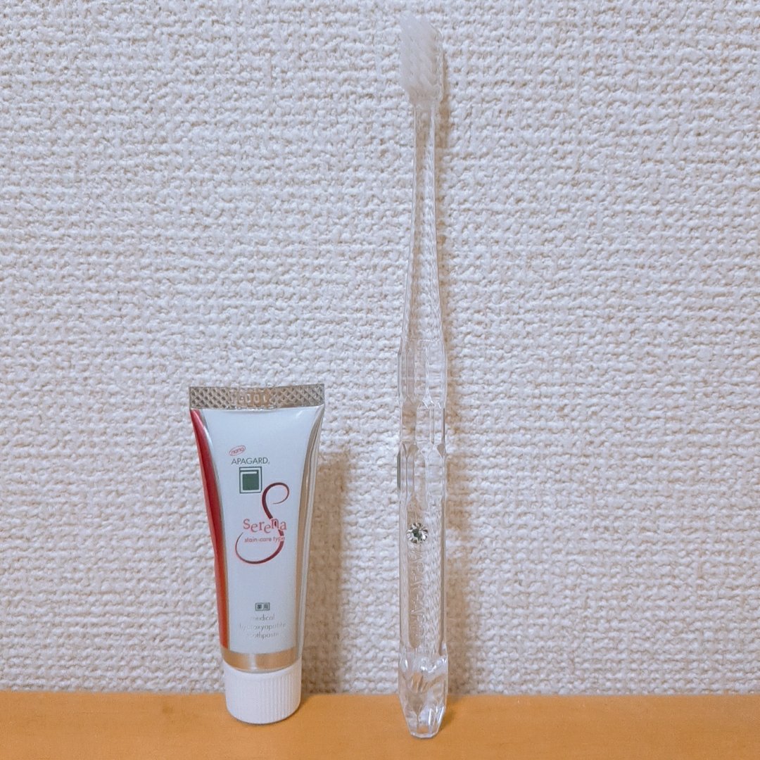 アパガードクリスタル歯ブラシ/アパガード/歯ブラシを使ったクチコミ（1枚目）