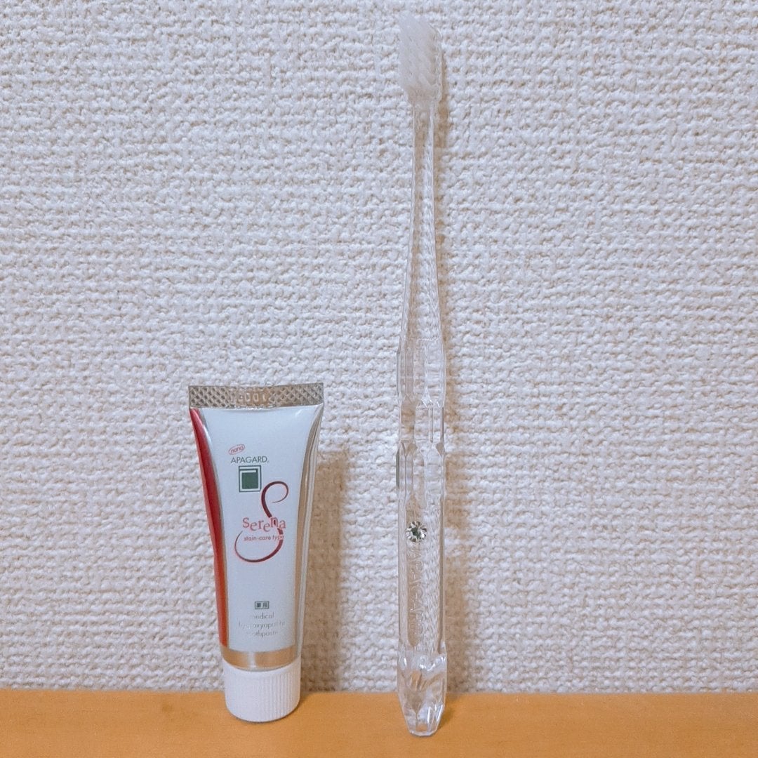 アパガードクリスタル歯ブラシ/アパガード/歯ブラシを使ったクチコミ(1枚目)