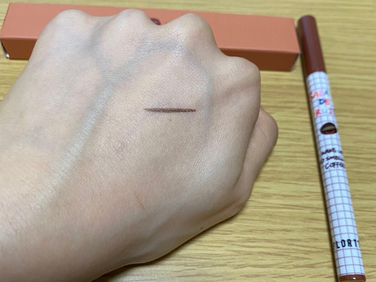 サラダdeフルーツカラーリキッドアイライナーWP/FLORTTE/リキッドアイライナーを使ったクチコミ(9枚目)