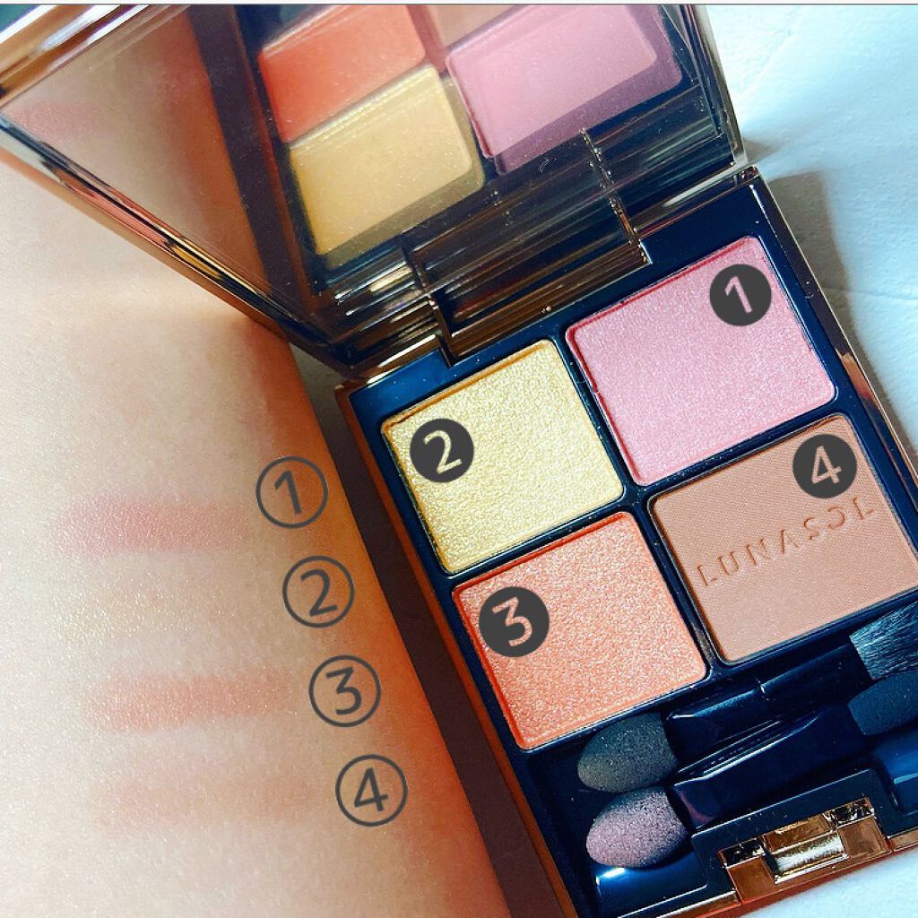 アイカラーレーション/LUNASOL/アイシャドウパレットを使ったクチコミ（2枚目）
