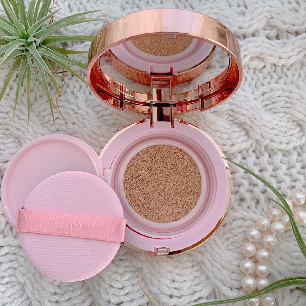 ピンクティーツリーカバークッション/APLIN/クッションファンデーションを使ったクチコミ(3枚目)