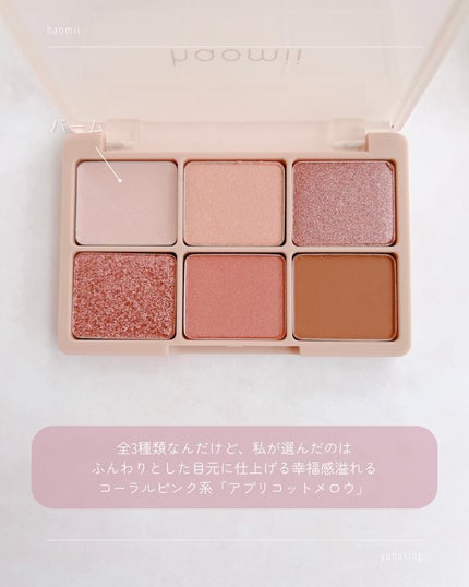 カクテルルーチェアイパレット/haomii/マルチパレットを使ったクチコミ(4枚目)