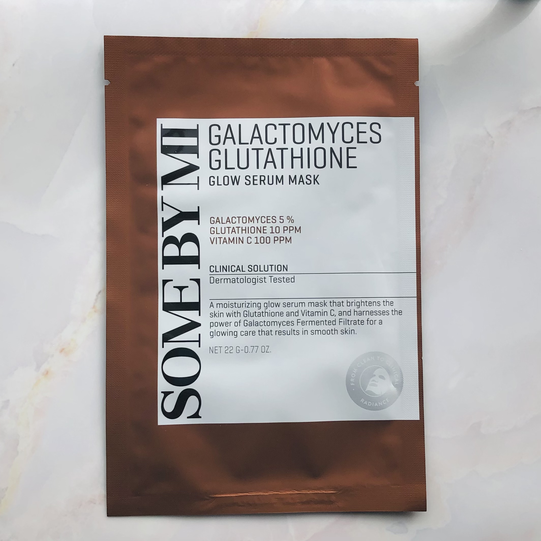 ガラクトミセスグルタチオングローセラムシートマスク/SOME BY MI/シートマスク・パックを使ったクチコミ（1枚目）