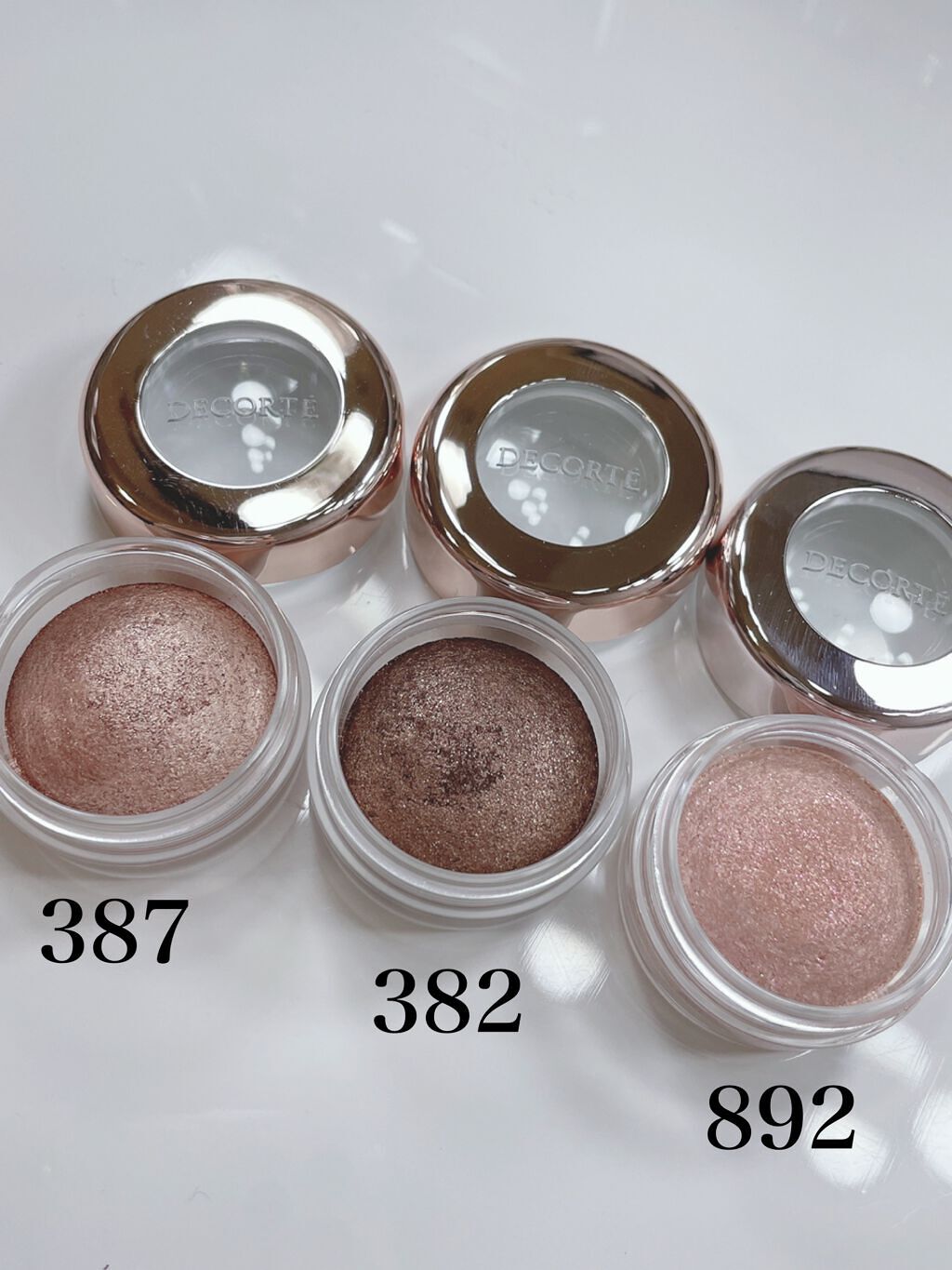 アイグロウ ジェム PK892 /DECORTÉ/ジェル・クリームアイシャドウを使ったクチコミ（2枚目）