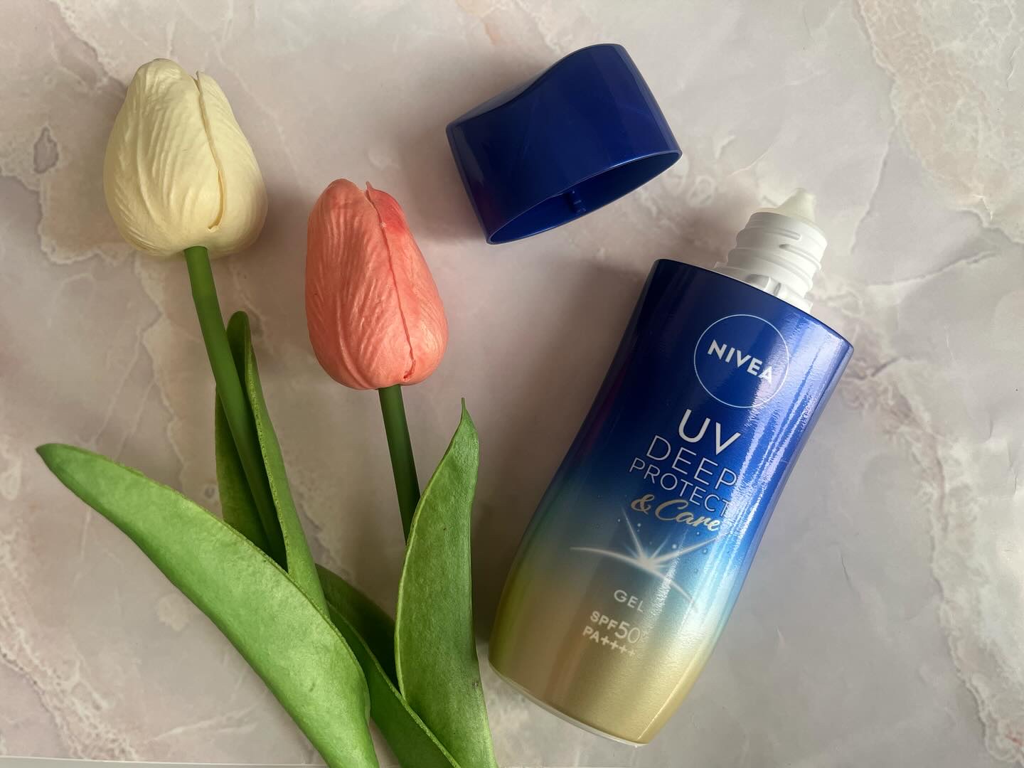 ニベアUV ディープ プロテクト＆ケア ジェル/ニベア/日焼け止めジェルを使ったクチコミ（2枚目）