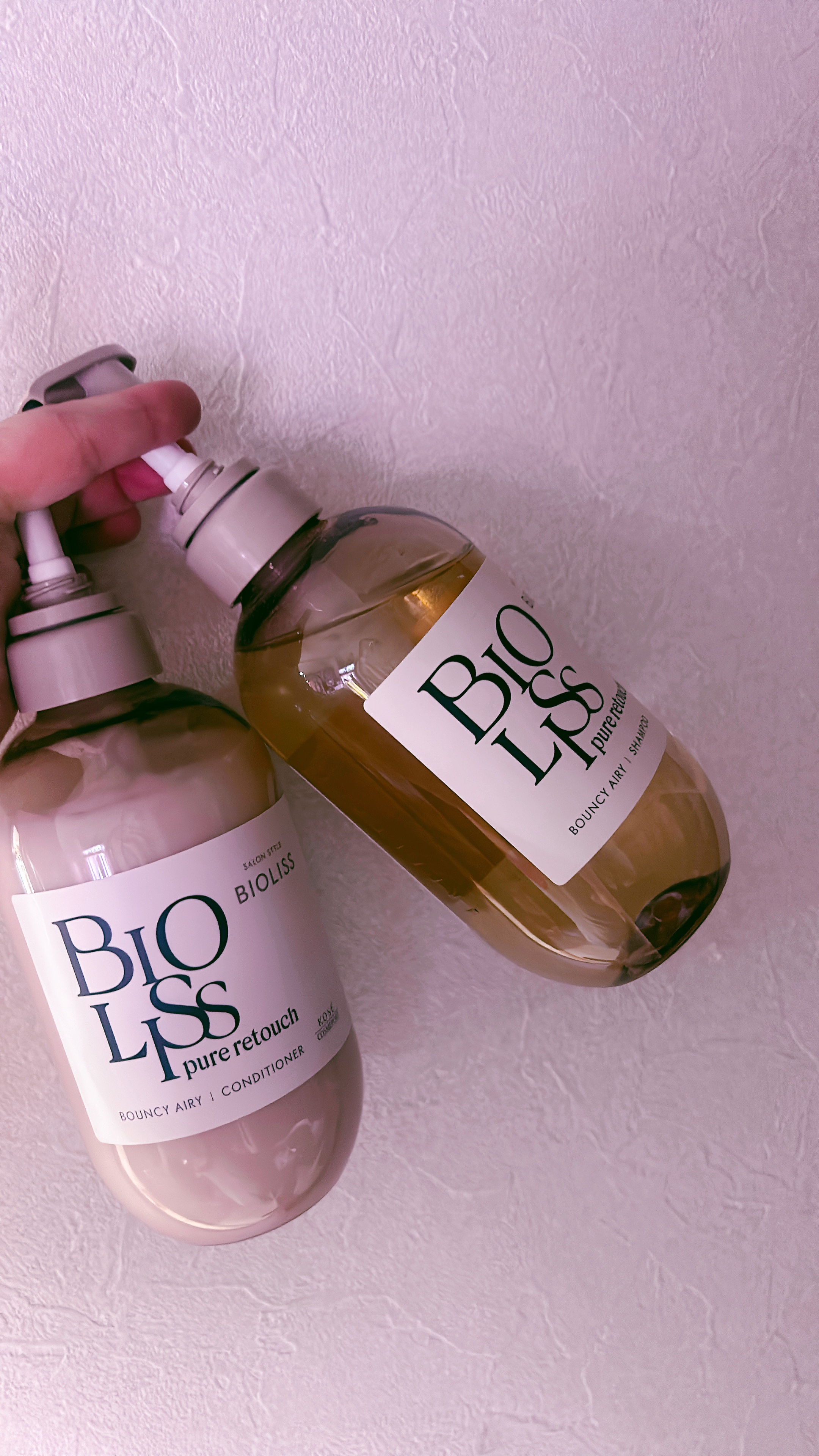 SS ビオリス ピュアレタッチ ぺたふぅわ シャンプー/ヘアコンディショナー シャンプー本体 480ml/SSビオリス/市販シャンプーを使ったクチコミ（2枚目）