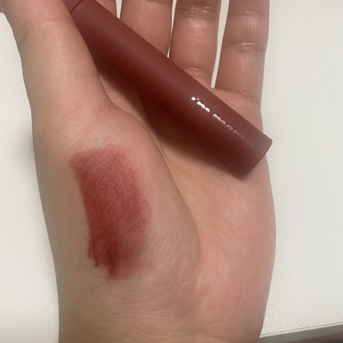 アイムミステリーブラーティント 002 ミステリー ジュジュブ/i’m meme/リップティントを使ったクチコミ（2枚目）