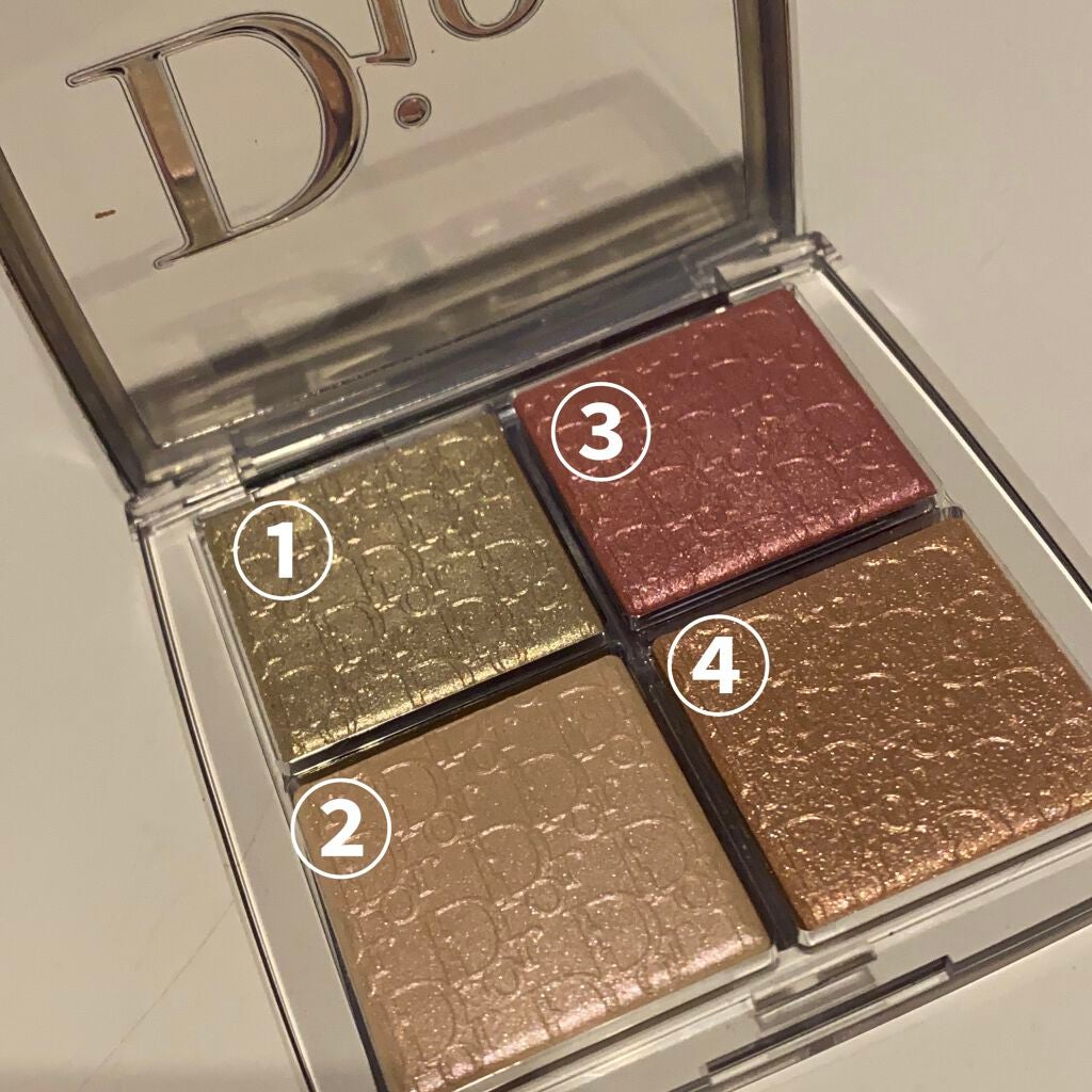 ディオール バックステージ フェイス グロウ パレット/Dior/ハイライトを使ったクチコミ(2枚目)