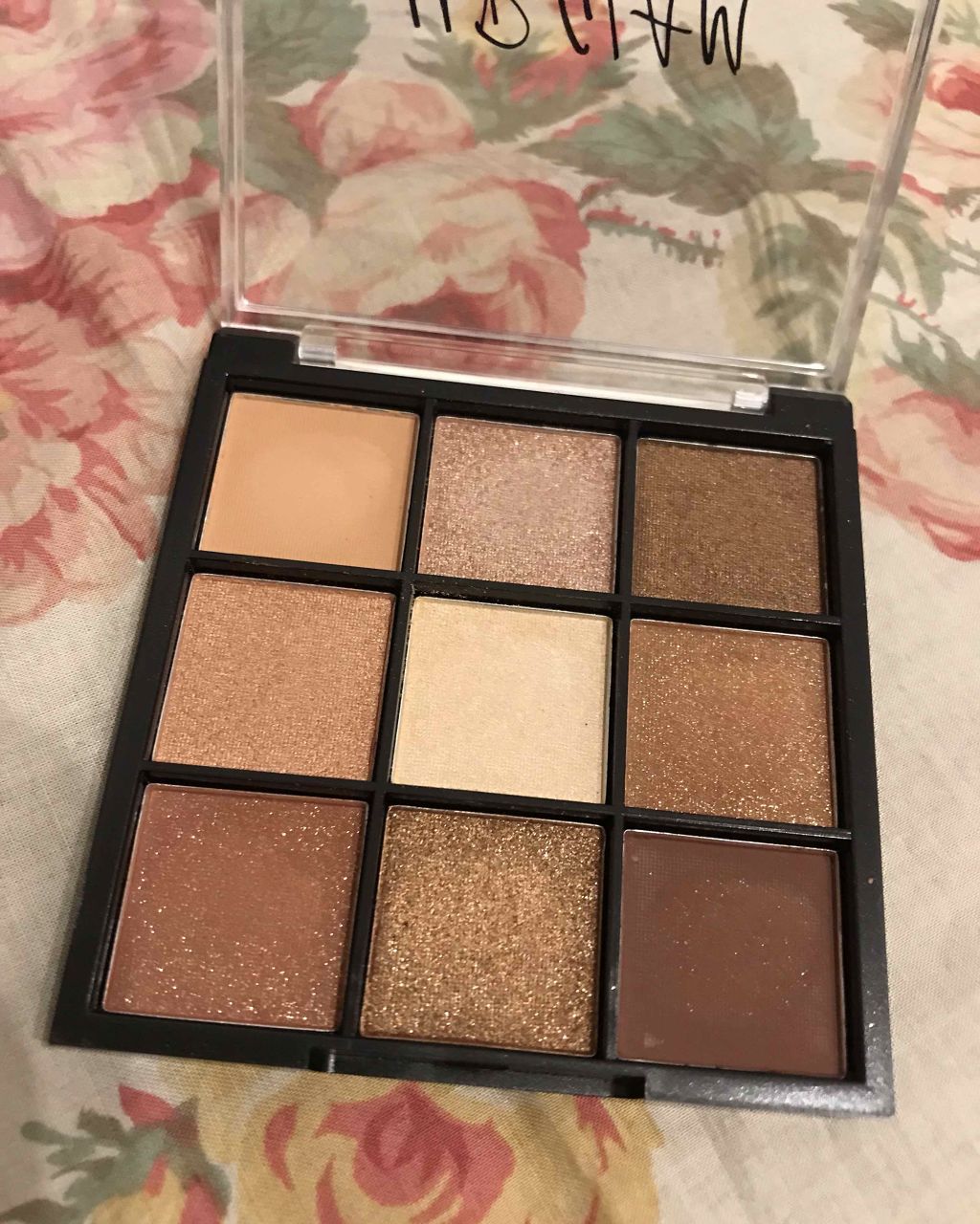 UR GLAM BLOOMING EYE COLOR PALETTE/U R GLAM/アイシャドウパレットを使ったクチコミ(2枚目)