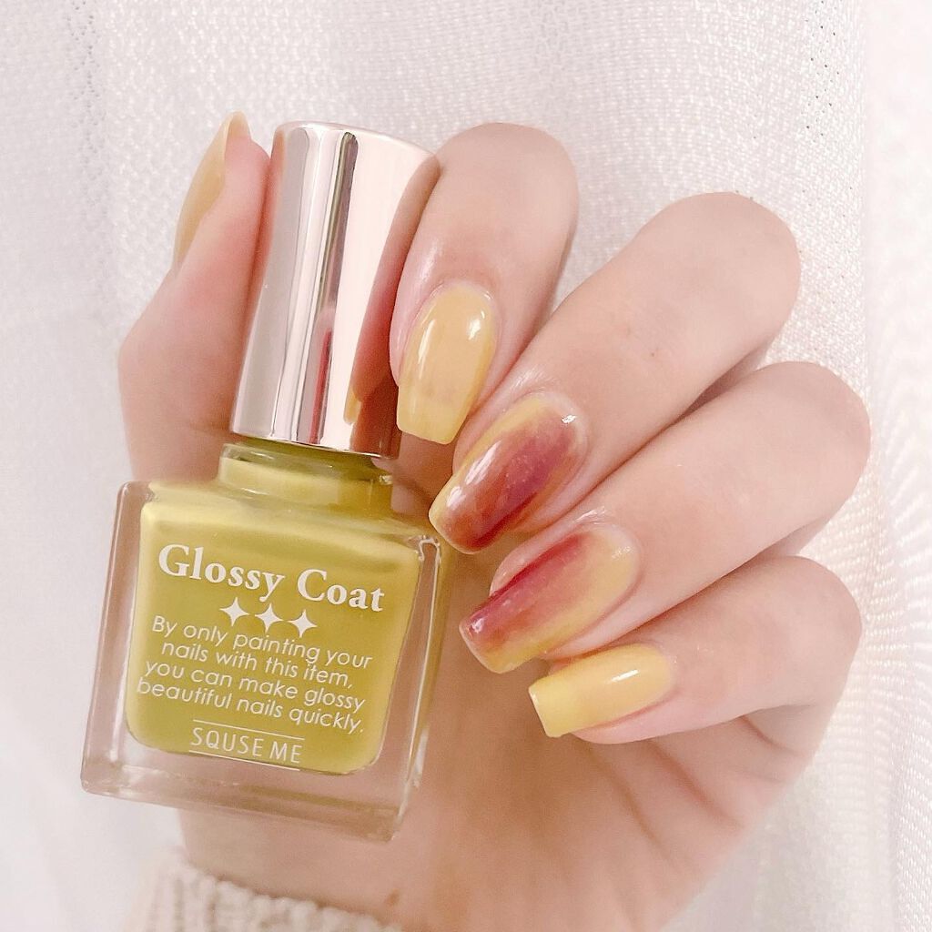 グロッシーコート/スキューズミー/オールインワンネイルを使ったクチコミ（1枚目）