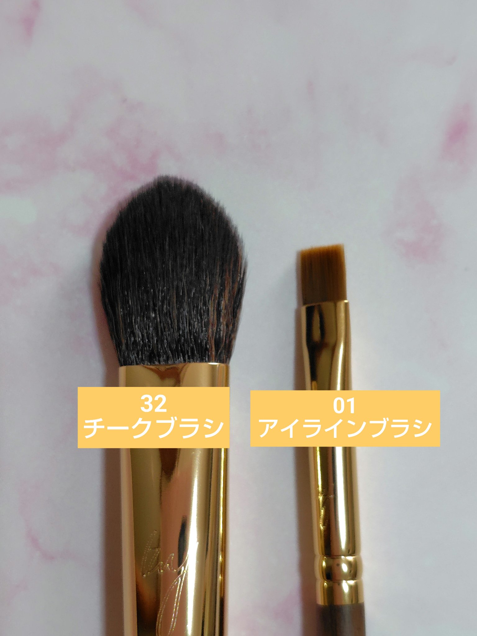 SOOA DOR BY MAENG #01 アイライナーブラシのクチコミ「メイクブラシを紹介します🌠
メガ割り購入品です💕
✼••┈┈••✼••┈┈••✼••┈┈••✼.....」（2枚目）