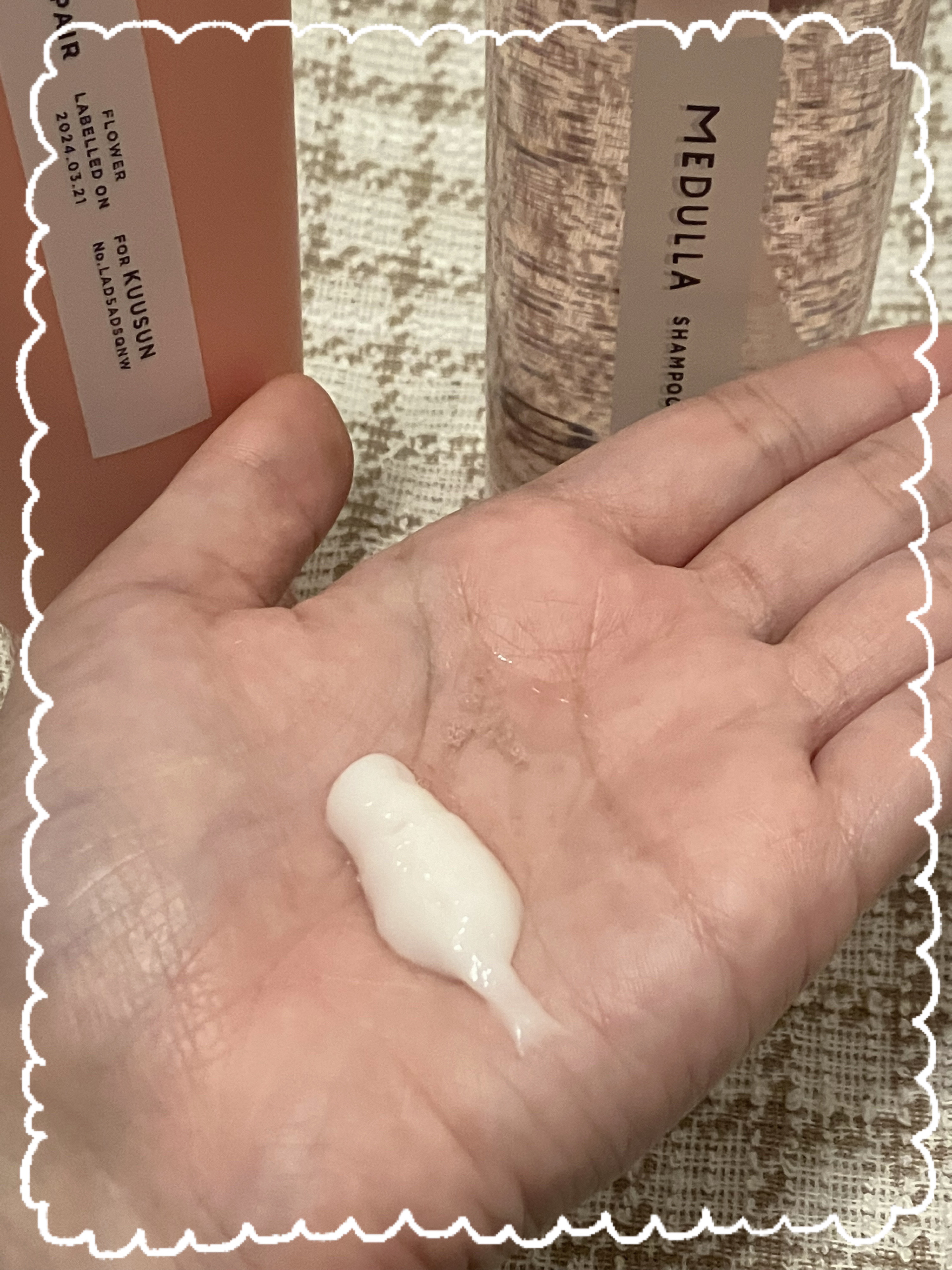 SHAMPOO & REPAIR FLOWER/MEDULLA/市販シャンプーを使ったクチコミ（3枚目）