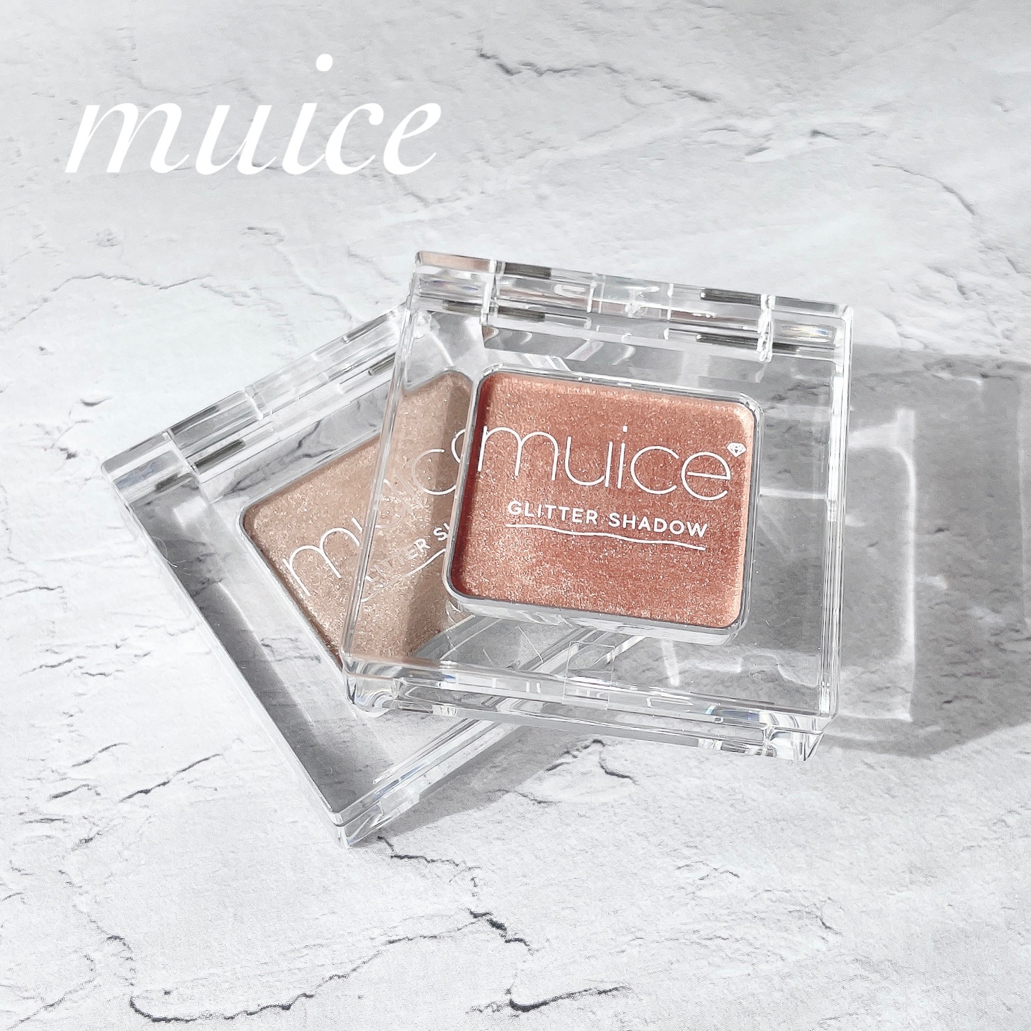 うるみオンアイズ 02 クリアクリスタル/muice/単色アイシャドウを使ったクチコミ（1枚目）