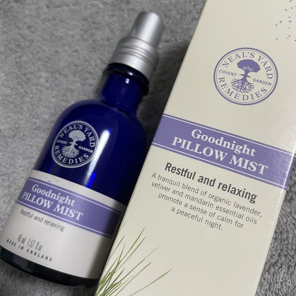 グッドナイトピローミスト/ニールズヤード レメディーズ/ファブリックミストを使ったクチコミ（1枚目）