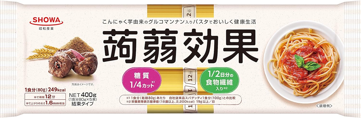 蒟蒻効果（グルコマンナン入りパスタ） 400g