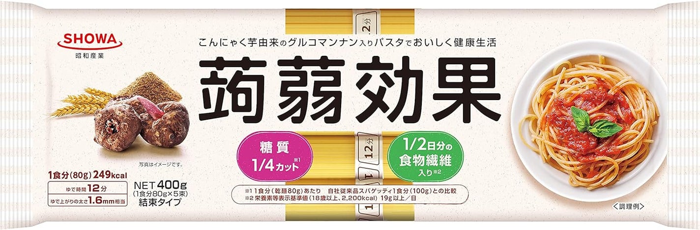 蒟蒻効果(グルコマンナン入りパスタ) 400g