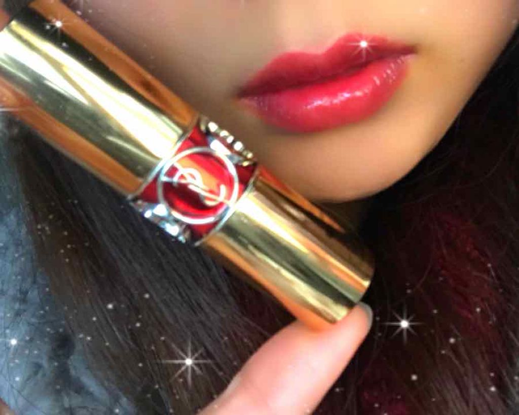 ルージュ ヴォリュプテ シャイン/YVES SAINT LAURENT BEAUTE/口紅を使ったクチコミ(1枚目)