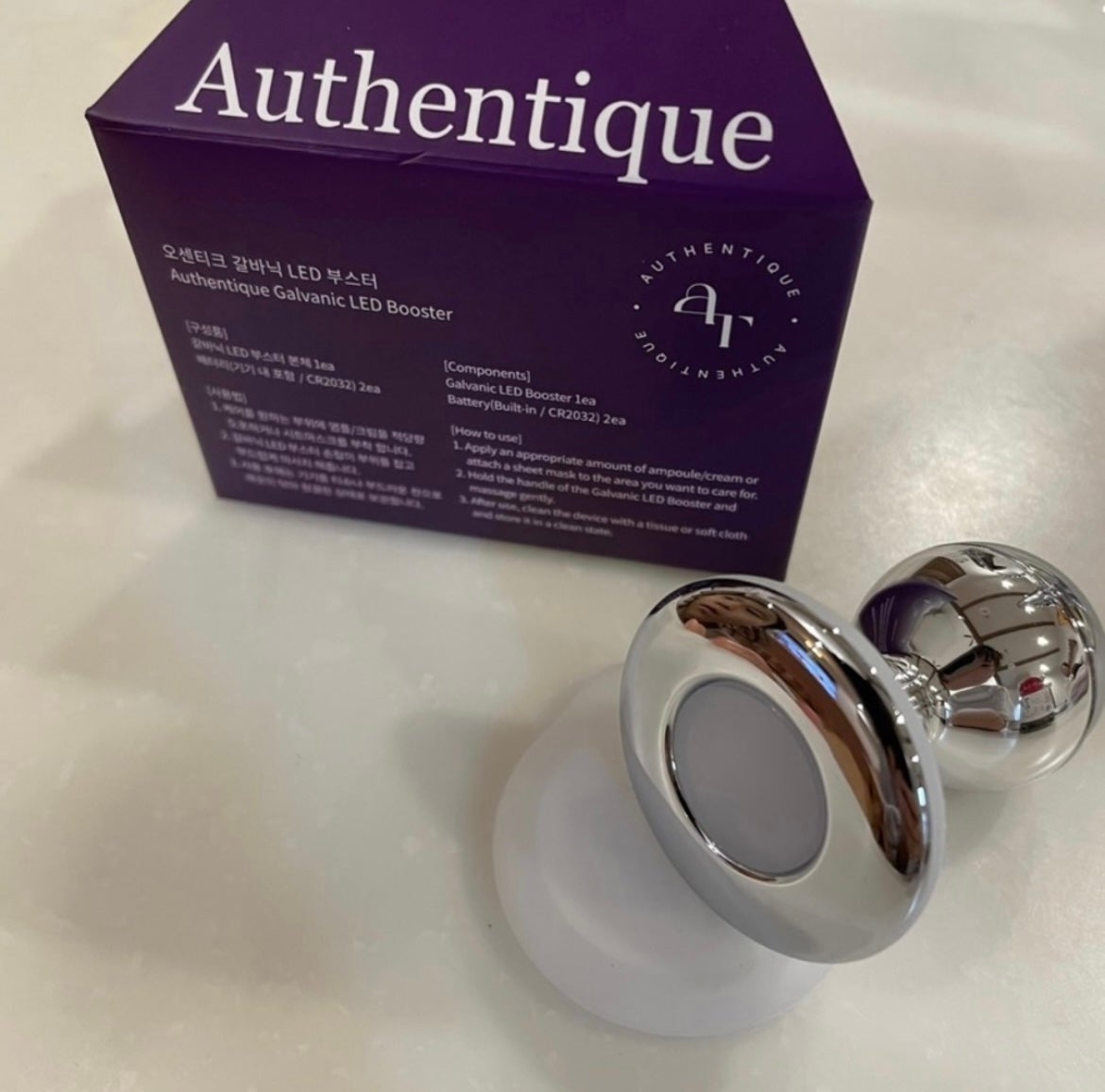 オーセンティックLEDブースター/AUTHENTIC/美顔器・マッサージを使ったクチコミ(1枚目)