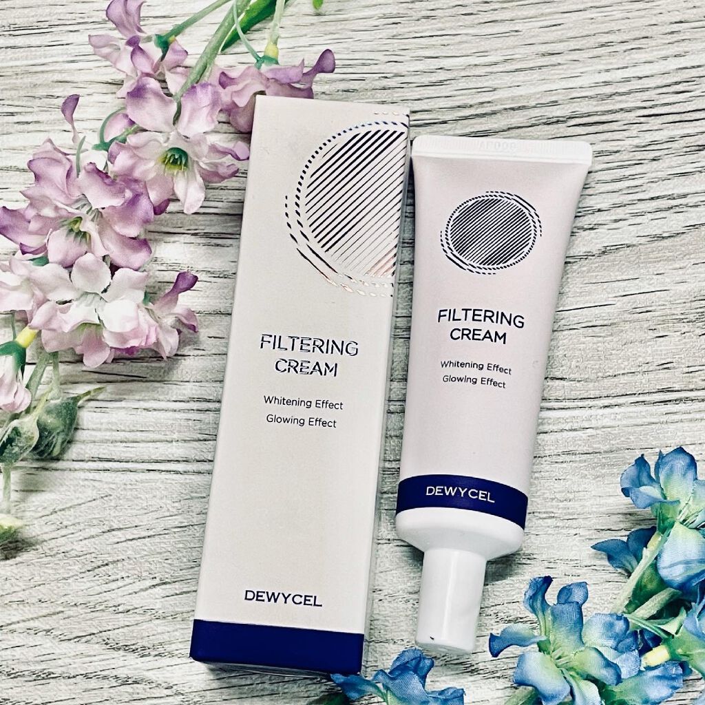 フィルタリングクリーム/DEWYCEL/日焼け止めクリームを使ったクチコミ（1枚目）