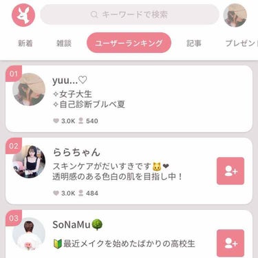 yuu... on LIPS 「まままままさかの、、、本日のユーザーランキング一位になりました..」（1枚目）