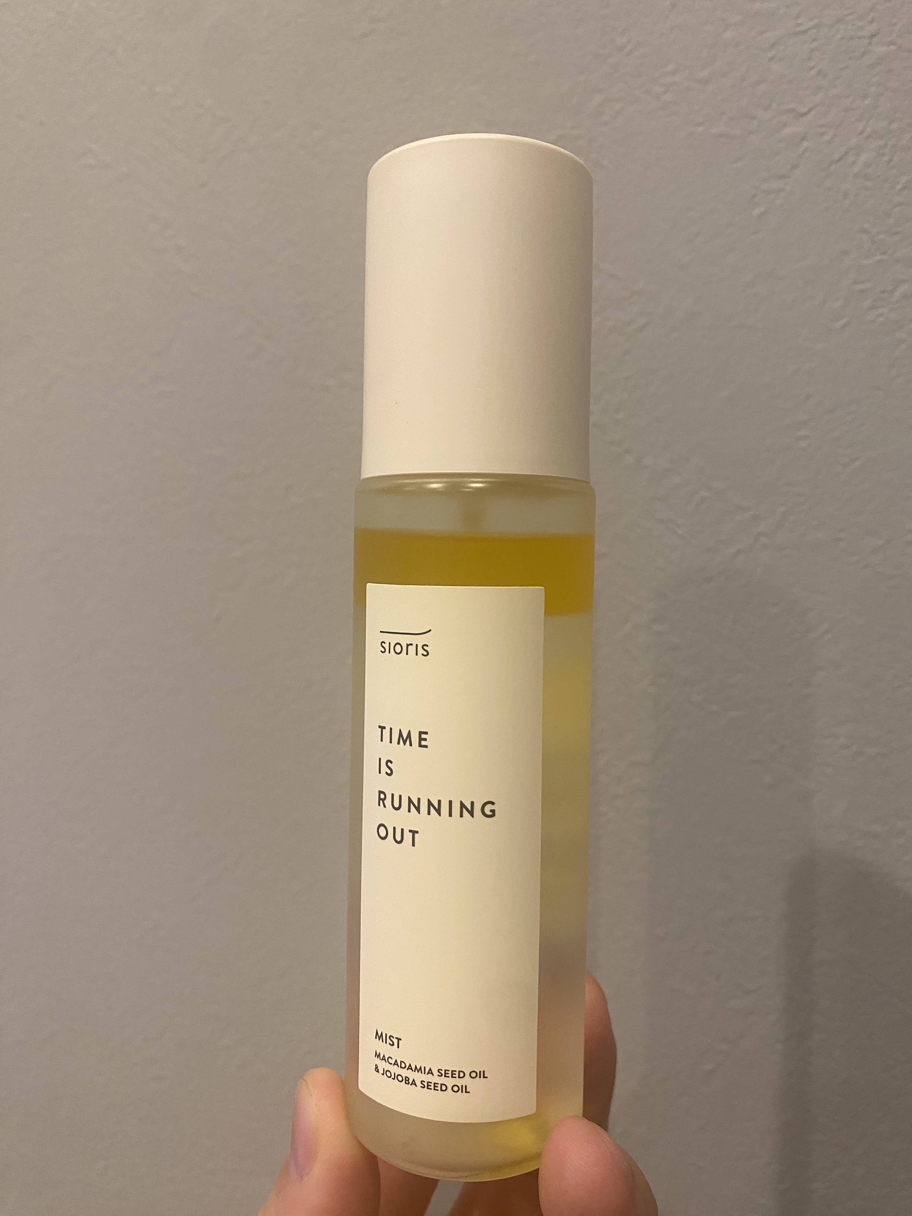 タイム イズ ランニング アウト ミスト/SIORIS/ミスト状化粧水を使ったクチコミ（1枚目）
