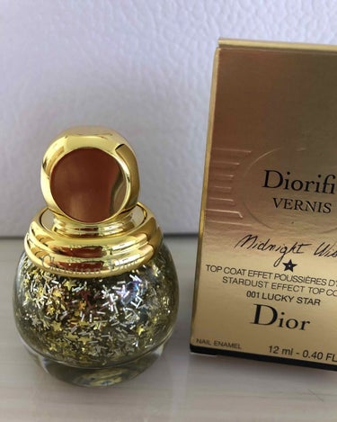 Dior ディオリフィック ゴールデン トップ コートのクチコミ「❄️ディオール  ディオリフィック  トップコート  001  ラッキースター❄️

可愛くて.....」（1枚目）